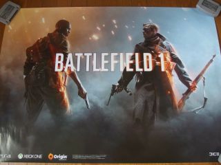 Battlefield 1 Poster Ps4 Xbox One 103 Cm X 73 Japanese Promo Poster Rare