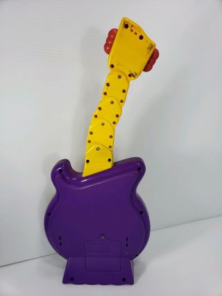 Rare 2004 The Wiggles Wiggley Giggly Electronic Toy Guitar Sings And Dances 5
