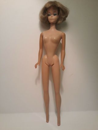 Rare Vintage American Girl Barbie Doll Ash Blonde Bendable Legs Made In Japan