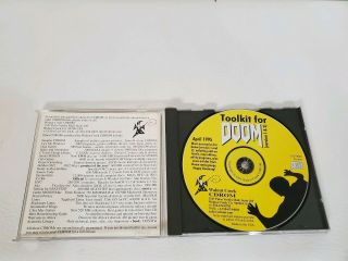 Toolkit For Doom CDROM Version 1&2 Pc Game Rare April 1995 2