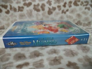 The Little Mermaid VHS Disney Vintage BLACK DIAMOND CLASSICS BANNED COVER RARE 3