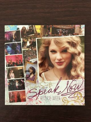 Taylor Swift Speak Now Print And Rare Release Week Photo Book