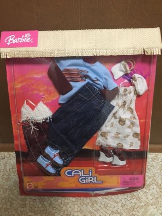 2004 Barbie Cali Girl Guy Ken Doll Hawaii Summer Beach Fashion Outfit Rare