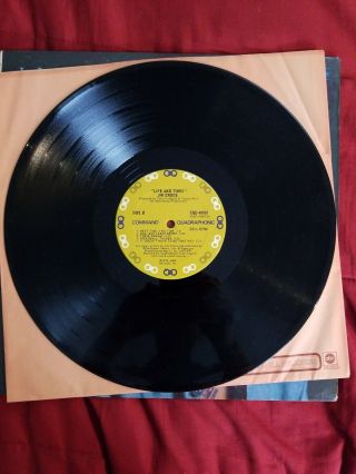 Jim Croce Life And Times QS Vinyl LP Quadraphonic Quad RARE VG,  /VG, 5