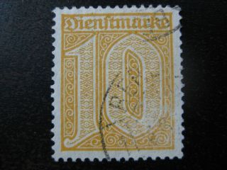 Deutsches Reich Wurttemberg Mi.  65 Rare Stamp Cv $720.  00
