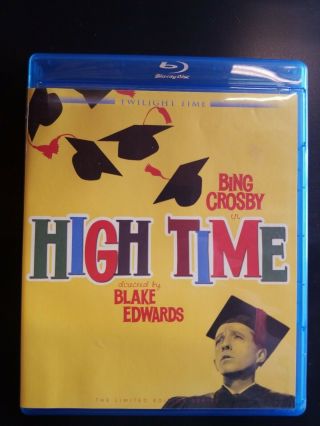 High Time (1960) Blu - Ray Disc Twilight Time Oop Rare Blake Edwards