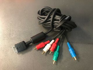 Official Oem Sony Playstation 2 3 Ps2 Ps3 Component Hd Cable Rare
