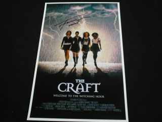 Fairuza Balk Signed The Craft 11x17 Movie Poster Autograph Rare