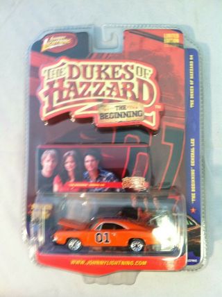 JOHNNY LIGHTNING THE DUKES OF HAZZARD R4 THE BEGINNING GENERAL LEE LIMITED RARE 2