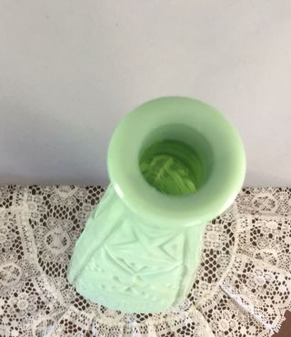 MCM Mid Century Italian Empoli Jadeite Green Genie Bottle Decanter Rossini Rare 7