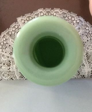 MCM Mid Century Italian Empoli Jadeite Green Genie Bottle Decanter Rossini Rare 8