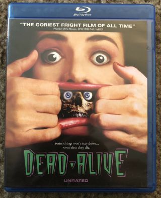 Dead Alive Unrated Blu Ray Very Rare Peter Jackson