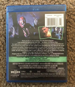 DEAD ALIVE UNRATED BLU RAY VERY RARE Peter Jackson 2