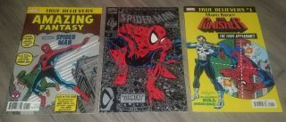 Spider - Man 1 & 129 Fantasy 15 Marvel Mcfarlane Torrment Rare Cgc Ready 2