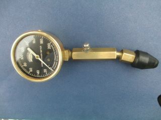 Vintage 1930’s/1940’s Brass HYGRADE LINE Compression Meter Tester - RARE 2