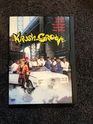 Krush Groove Rare Rap Movie Dvd Run Dmc Sheila E Fat Boys Kurtis Blow 1985