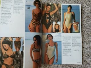 Spiegel swimsuits 1994 Yasmeen Ghauri Niki Taylor Rebecca Romijn Shiraz Tal RARE 5