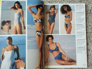 Spiegel swimsuits 1994 Yasmeen Ghauri Niki Taylor Rebecca Romijn Shiraz Tal RARE 6
