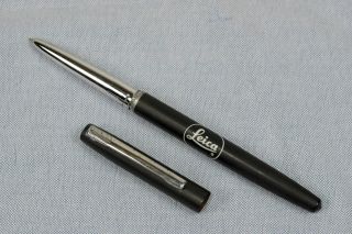 Leica Leitz Roller Ball Pen,  Black,  with extra refill.  Very Rare Collectible 2