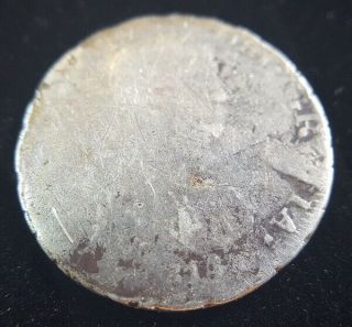 Rare 1814 Zacatecas Mexico Spanish Colonial War Of Independence 1 Real No Res