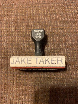 Tuscarora Legends D.  D.  Adams Turkey Call Stamp Rare Jake Taker