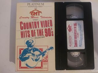 Country Video Hits Of The 90 ' s Volume 1 - (VHS,  1990) Rare 3