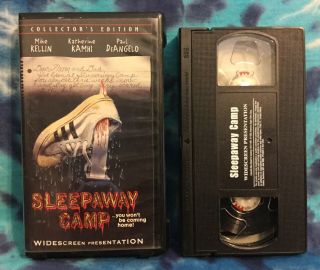 Sleepaway Camp Vhs Collector’s Edition Widescreen Presentation Rare Horror