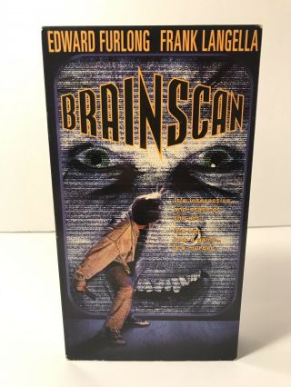 Brainscan Rare Vhs 1994 Horror Thriller Edward Furlong