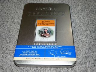 Walt Disney Treasures: Davy Crockett Complete Tv Series Dvd Limited Edition Rare