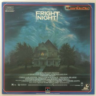 Fright Night Rare & Oop Horror Movie Rca Columbia Pictures Laserdisc