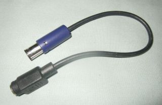 Nintendo Gamecube To Ps/2 Serial Controller Adapter Cable (for Keyboard?) Rare