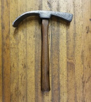 Rare Antique Ice Pick Axe • Primitive Farm Tools • Barn Decor Woodworking ☆usa