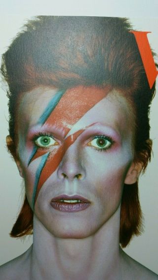 VERY RARE DAVID BOWIE V&A POSTER (38 cm x 25 cm approx ') 15 inches by 10 inches. 2