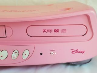 Memorex Disney Princess DVD - DVD/VCR VHS Combo PINK RARE HTF 4