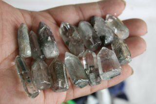 Rare Natural Ghost Phantom Quartz Crystal Polished Point Specimen 104g
