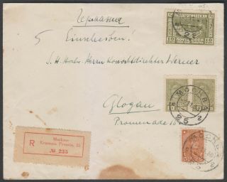 Soviet Union 1930 Intern Registered Cover W/pedagogikal,  Stamp.  Scarce & Rare
