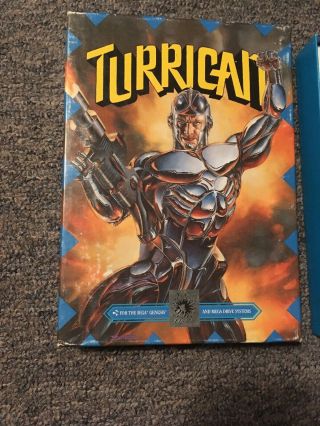 Turrigan for Sega Genesis (1991) Rare Complete with Game,  Box,  Instructions 2