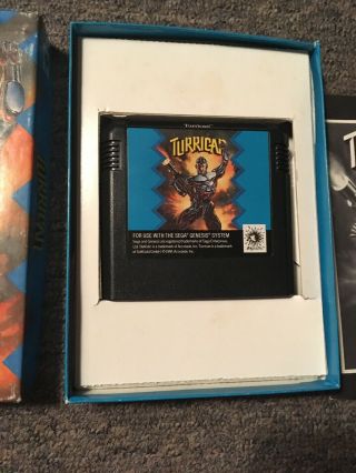 Turrigan for Sega Genesis (1991) Rare Complete with Game,  Box,  Instructions 3