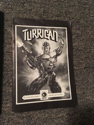 Turrigan for Sega Genesis (1991) Rare Complete with Game,  Box,  Instructions 4