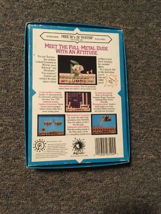 Turrigan for Sega Genesis (1991) Rare Complete with Game,  Box,  Instructions 7