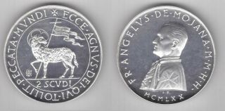 Order Of Malta – Rare Silver Proof 2 Scudi Coin 1970 Year X M38 Angelo De Mojana