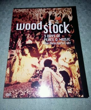 Woodstock: Three Days Of Peace & Music (dvd,  Rare Oop