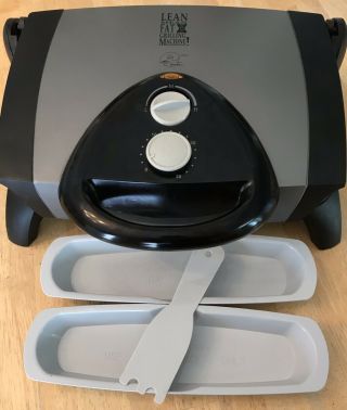Jumbo Double Champion George Foreman Ggr62 Indoor/outdoor Grill Rare