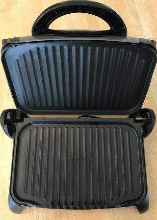 JUMBO DOUBLE CHAMPION GEORGE FOREMAN GGR62 Indoor/outdoor Grill RARE 4