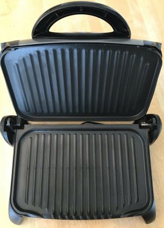 JUMBO DOUBLE CHAMPION GEORGE FOREMAN GGR62 Indoor/outdoor Grill RARE 5