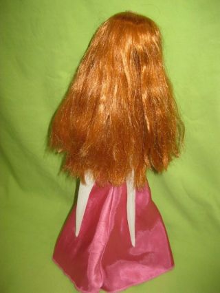 RARE Mattel DISNEY Amy Adams ENCHANTED Princess Giselle DOLL in DRESS Red Hair 2