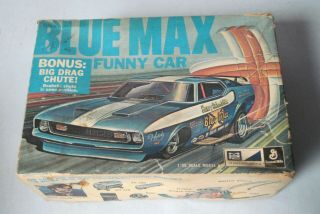 Vintage Rare Mpc Blue Max Funny Car Model Kit Parts
