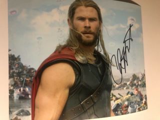 Chris Hemsworth Signed 8 X 10 Photo Autograph Picture Rare Thor