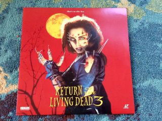 Return Of The Living Dead 3 Laserdisc 1994 Horror Good Rare Vidmark