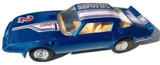 Rare Vintage Zee Toys Die - Cast Car 1980 Blue Turbo Trans Am